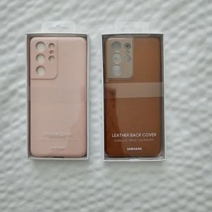 Two Samsung Galaxy S21 Ultra 5G Cases
